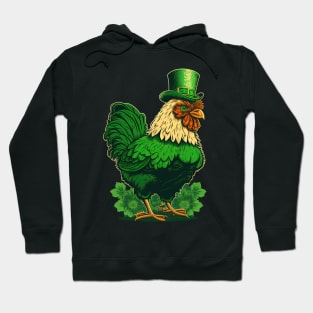 Chicken St. Patrick's Day Hoodie